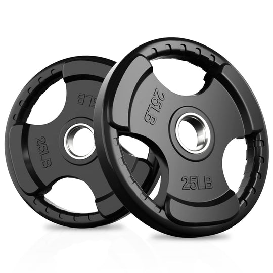 RitFit Rubber Grip Weight Plates – Olympic Plates for Safer, Stronger Barbell Training at Home - Dreamchaser Headquarters