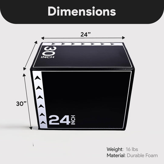 Plyometric Jump Box for Strength, Power &amp; Agility Training | DreamChaserHQ