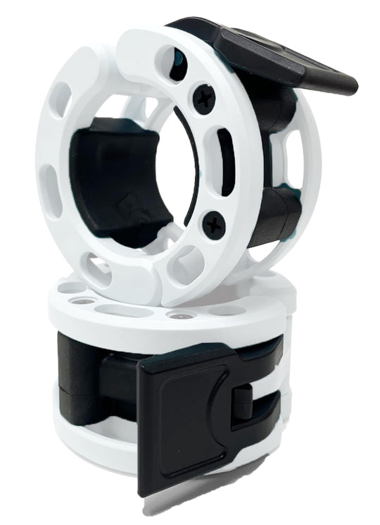 Fitness Olympic Barbell Clamps for Secure Weightlifting &amp; Strength Training | Quick Release 2-Inch Locking Collars | DreamchaserHQ
