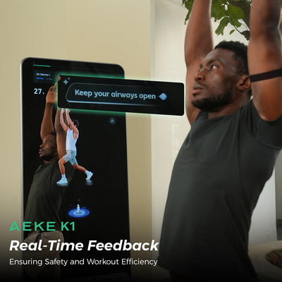 AEKE Fitness Mirror K1- Smart Home Gym System: AI-Powered All-in-One Fitness Machine for Full-Body Strength Training and Personalized Workouts - Dreamchaser Headquarters