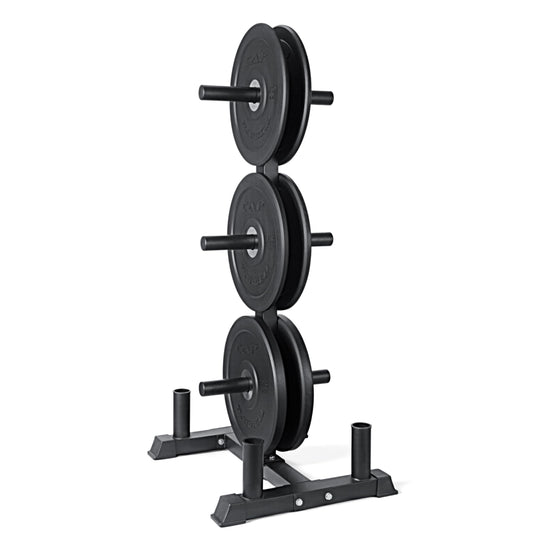 CAP Olympic Bumper Plate Weight Set 100–370LB for Home Gyms