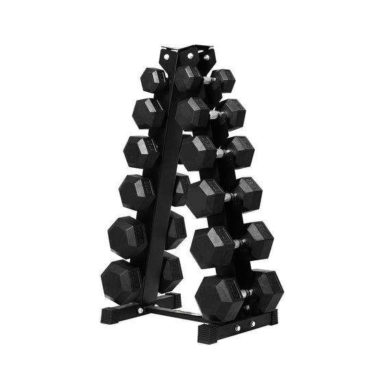 Rubber Hex Dumbbell Set for Full Body Strength Training | DreamChaserHQ