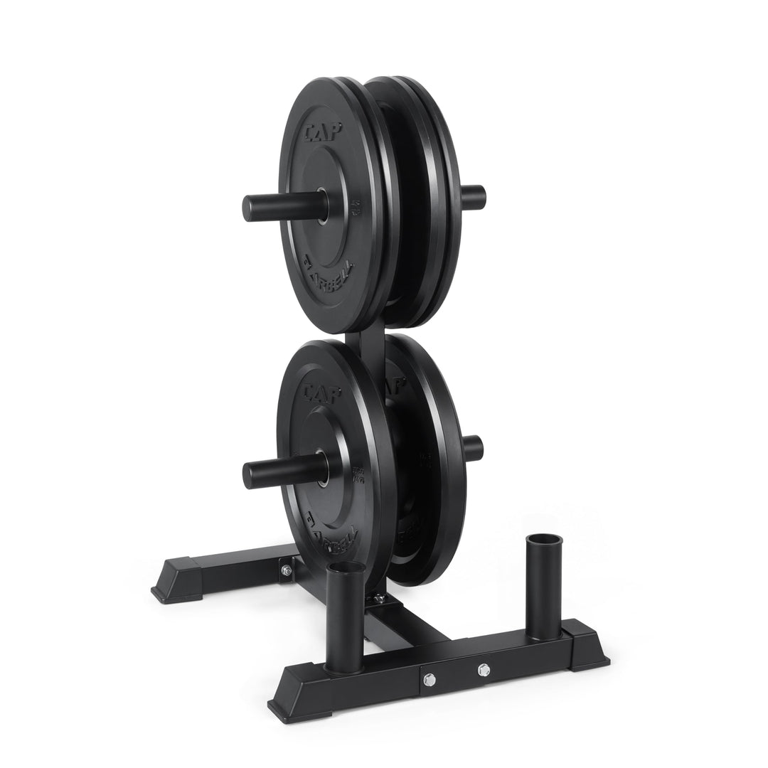 CAP Olympic Bumper Plate Weight Set 100–370LB for Home Gyms