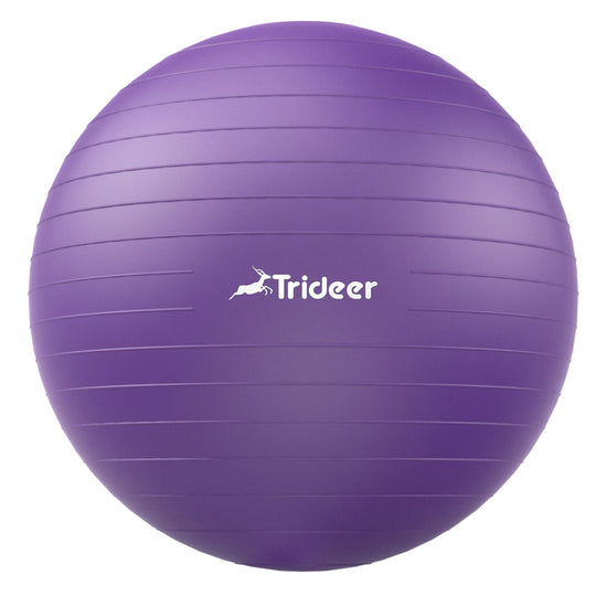 Trideer Yoga Ball in training space showing its multipurpose utility as an exercise ball for therapy and fitness.