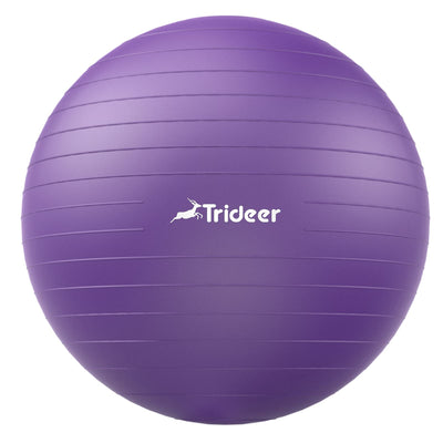 Trideer Yoga Ball in training space showing its multipurpose utility as an exercise ball for therapy and fitness.