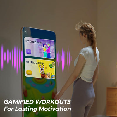AEKE Fitness Mirror K1- Smart Home Gym System: AI-Powered All-in-One Fitness Machine for Full-Body Strength Training and Personalized Workouts - Dreamchaser Headquarters
