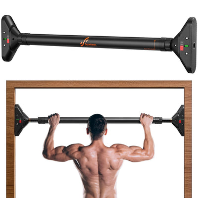 Sportneer Pull Up Bar Doorway Chin Up Bar No Screws Door Frame Chin Up Push Up Sit Up Bar Adjustable 75-94cm (29.5''-37'') Up to 200kg Capacity Workout Bar - Dreamchaser Headquarters