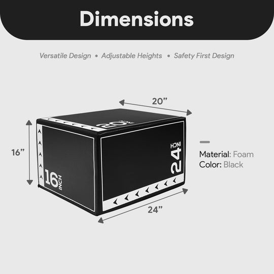 Plyometric Jump Box for Strength, Power &amp; Agility Training | DreamChaserHQ