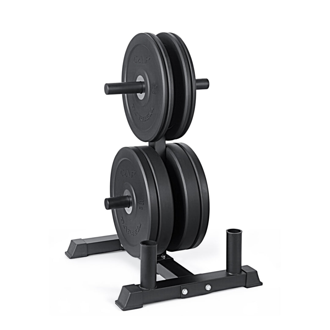 CAP Olympic Bumper Plate Weight Set 100–370LB for Home Gyms