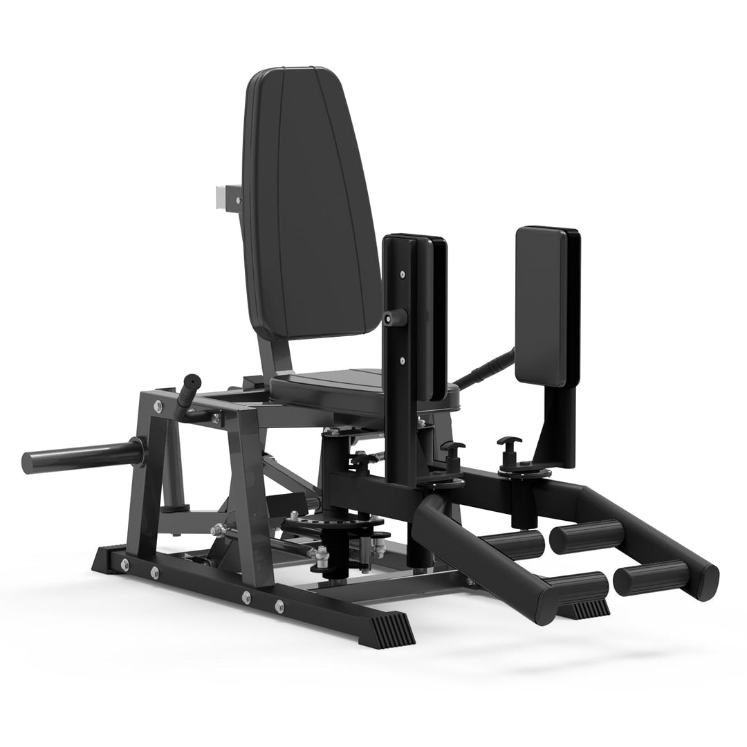 Hip Abductor Machine, Inner and Outer Thigh Machine, Abductor Adductor Machine, Hip Abduction Machine with 6 Levels Gear System &amp; 4-Position Backrest Adjustment, Home Gym Equipment (Red) - Dreamchaser Headquarters