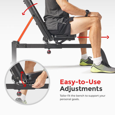Sunny Health & Fitness Multifunctional All in One Pully Cable Home Gym – Complete Functional Trainer Compact Workout System SF-HG92401 - Dreamchaser Headquarters