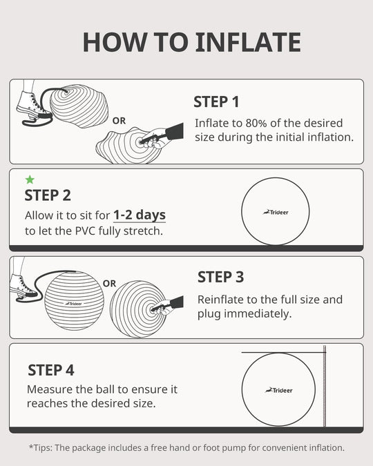Trideer Yoga Ball assisting relaxation techniques for expecting mothers, highlighting its role as an exercise ball for therapy.