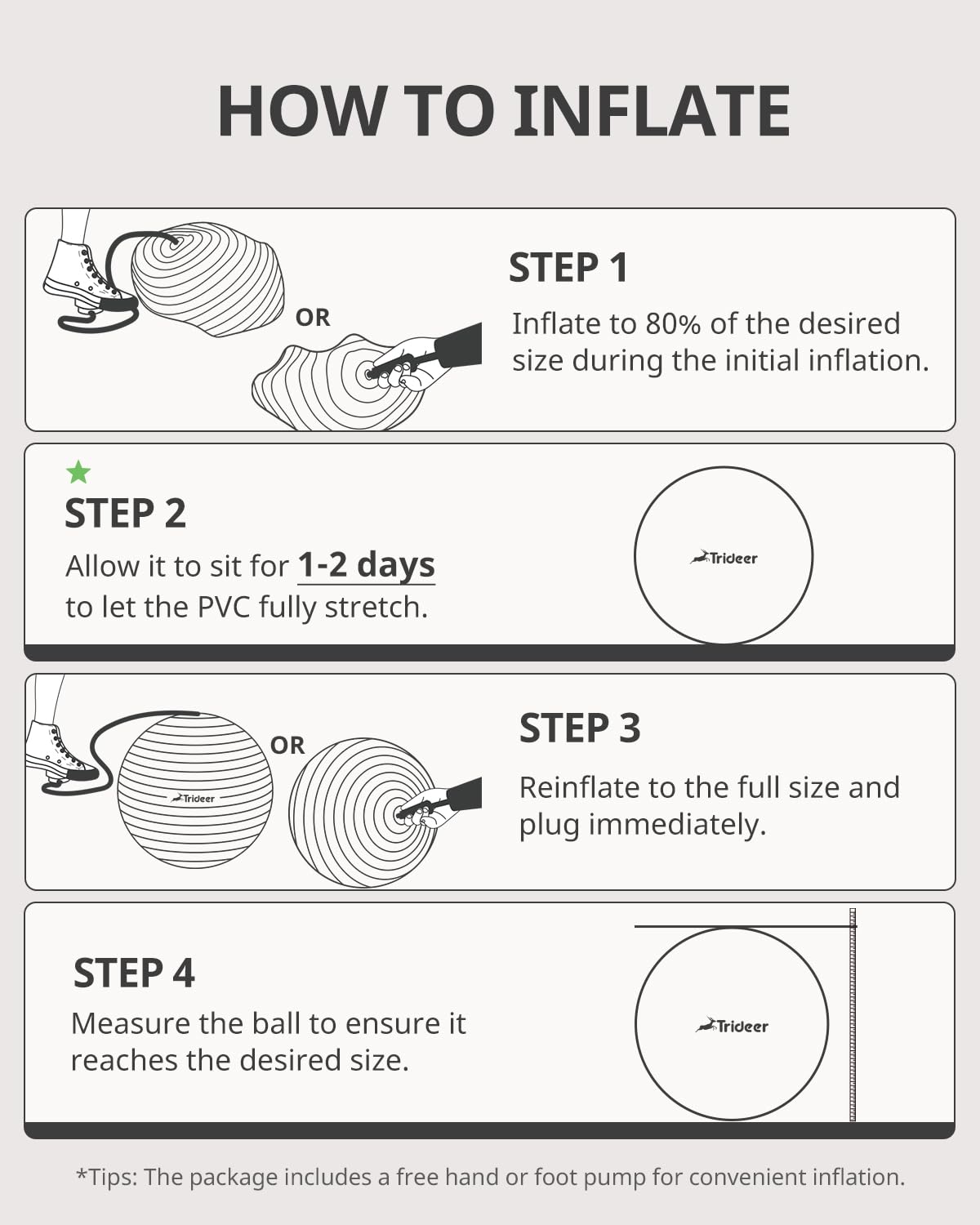Trideer Yoga Ball assisting relaxation techniques for expecting mothers, highlighting its role as an exercise ball for therapy.