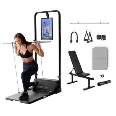 Speediance Gym Monster Smart Home Gym, Multifunctional Strength Training Machine, Smith Machine Power Cage Workout Station, Squat Rack Cable Machine, Full Body Fitness Equipment for Home Workout - Dreamchaser Headquarters