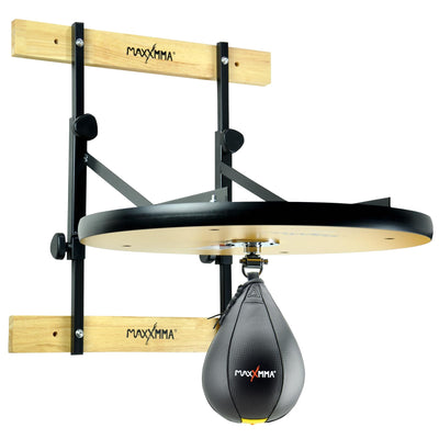 MaxxMMA Heavy Duty Adjustable Speed Bag Platform Kit 24" + Speed Ball (10" x 7") - Dreamchaser Headquarters