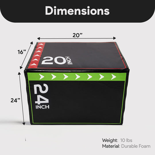 Plyometric Jump Box for Strength, Power &amp; Agility Training | DreamChaserHQ