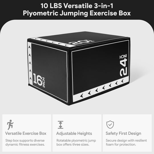 Plyometric Jump Box for Strength, Power &amp; Agility Training | DreamChaserHQ