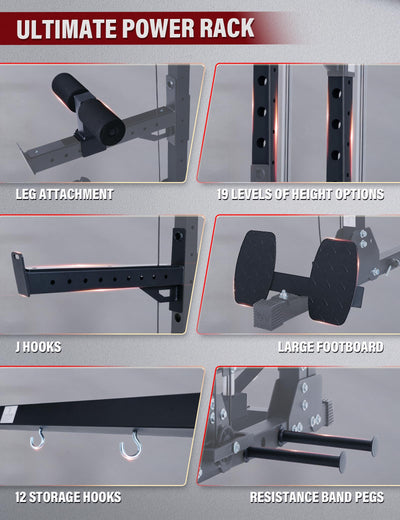 Major Fitness Drone3 Machine – All-in-One Home Gym Squat Rack with Weight Bar, Cable Crossover Machine - Dreamchaser Headquarters
