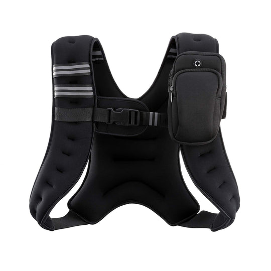 ZELUS Weighted Vest 8lb - Premium durable neoprene design of the weighted workout vest for strength training and running.