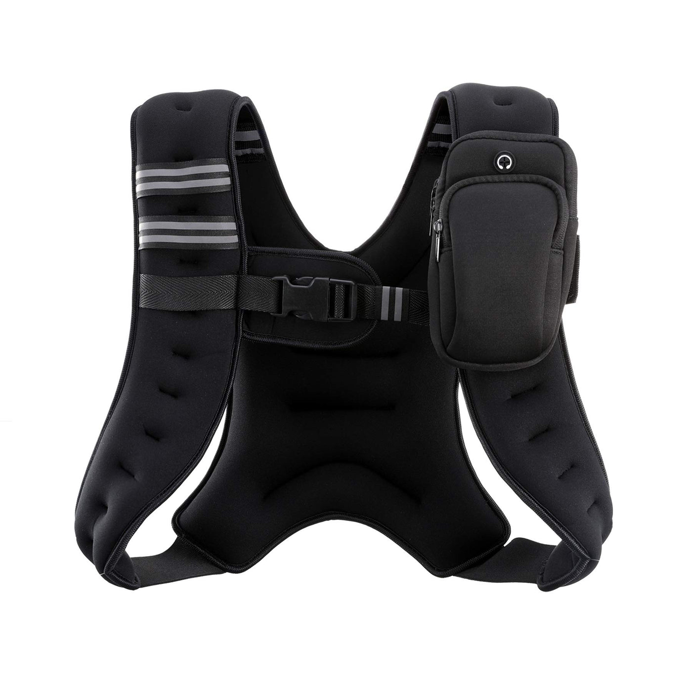 ZELUS Weighted Vest 8lb - Premium durable neoprene design of the weighted workout vest for strength training and running.
