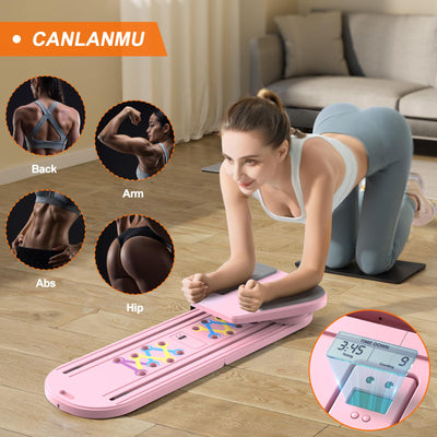 Multifunctional Rebound Abdominal Board - perfect for a variety of exercises at home with added storage bag.