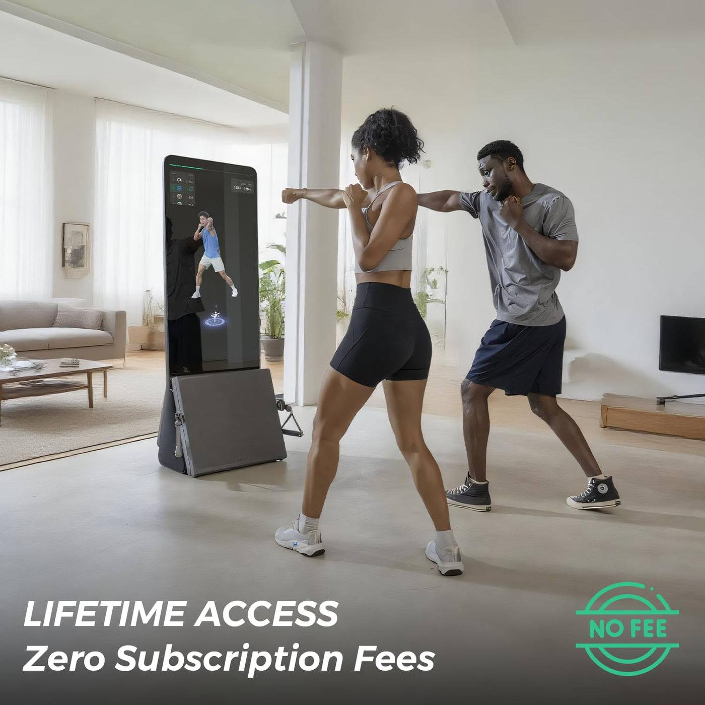 AEKE Fitness Mirror K1- Smart Home Gym System: AI-Powered All-in-One Fitness Machine for Full-Body Strength Training and Personalized Workouts - Dreamchaser Headquarters
