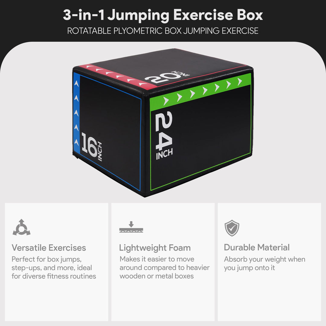 Plyometric Jump Box for Strength, Power &amp; Agility Training | DreamChaserHQ