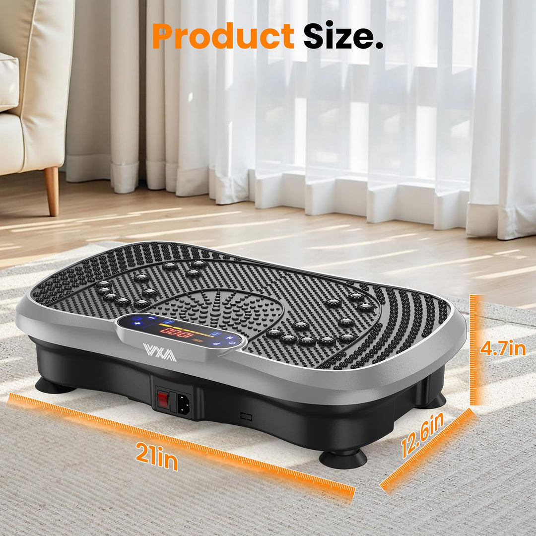 AXV Weight Loss Vibrating Platform - Full Body Shaker Exercise Machine with Remote, Bands &amp; BT Speaker - Dreamchaser Headquarters