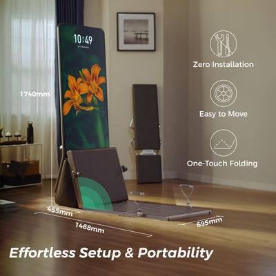 AEKE Fitness Mirror K1- Smart Home Gym System: AI-Powered All-in-One Fitness Machine for Full-Body Strength Training and Personalized Workouts - Dreamchaser Headquarters