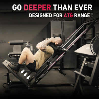 GMWD Leg Press Hack Squat Machine Combo, Leg Press Machine with Linear Bearing, Lower Body with Weight Storage for Quads, Hamstring, Glutes, Home Gym Exercise Equipment - Dreamchaser Headquarters