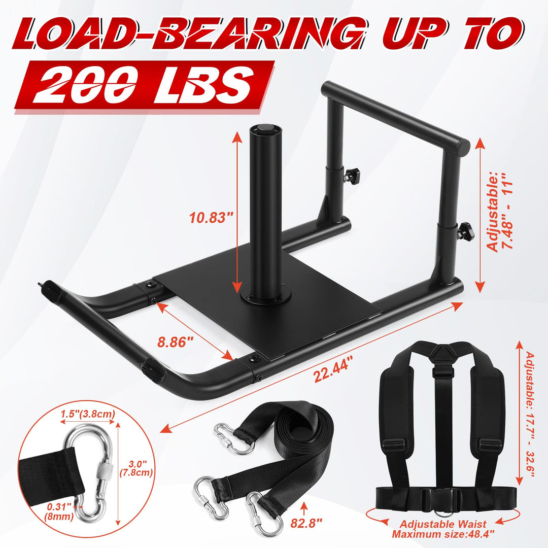 Fitness Sled for Strength Training &amp; Conditioning | DreamChaserHQ