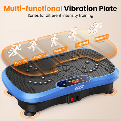 View of AXV Vibration Plate in use, illustrating the benefits of muscle engagement for weight loss.