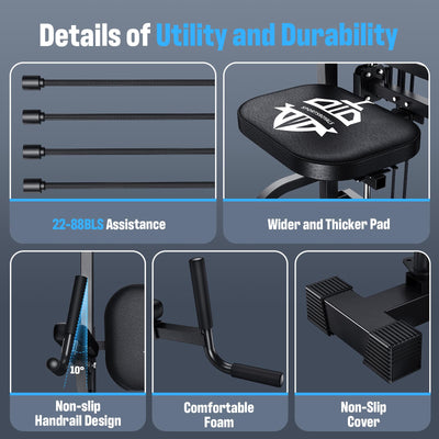 Versatility of the Sportsroyals Power Tower as a pull up bar for home gym workouts, suitable for all.
