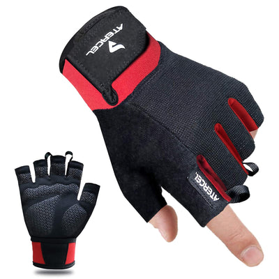 Atercel workout gloves in action at the gym, a must-have for workout gloves for weight lifting.