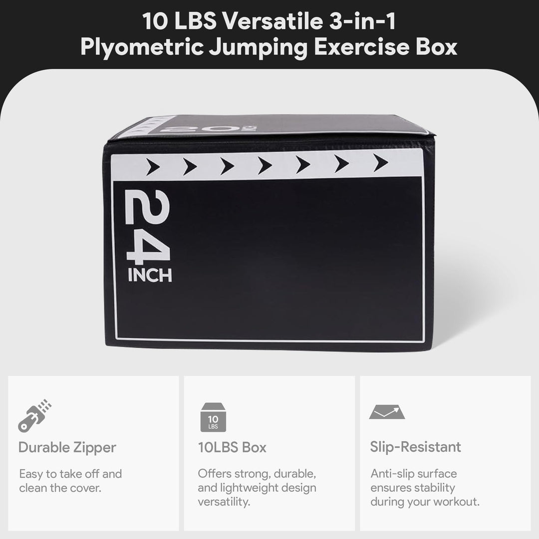 Plyometric Jump Box for Strength, Power &amp; Agility Training | DreamChaserHQ