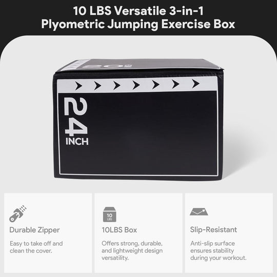 Plyometric Jump Box for Strength, Power &amp; Agility Training | DreamChaserHQ