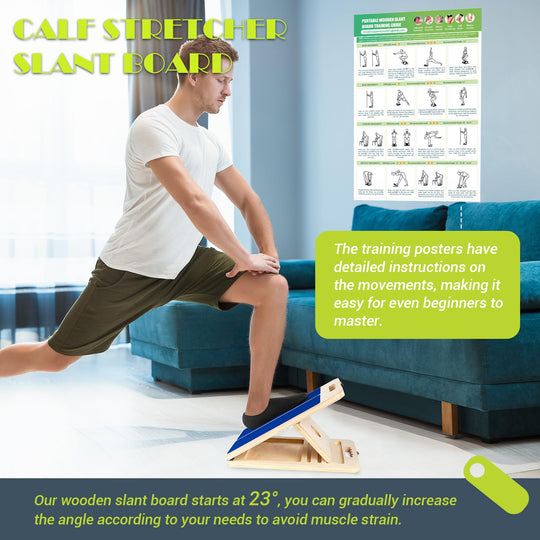 Slant Board for Calf Stretching &amp; Ankle Mobility | DreamChaserHQ