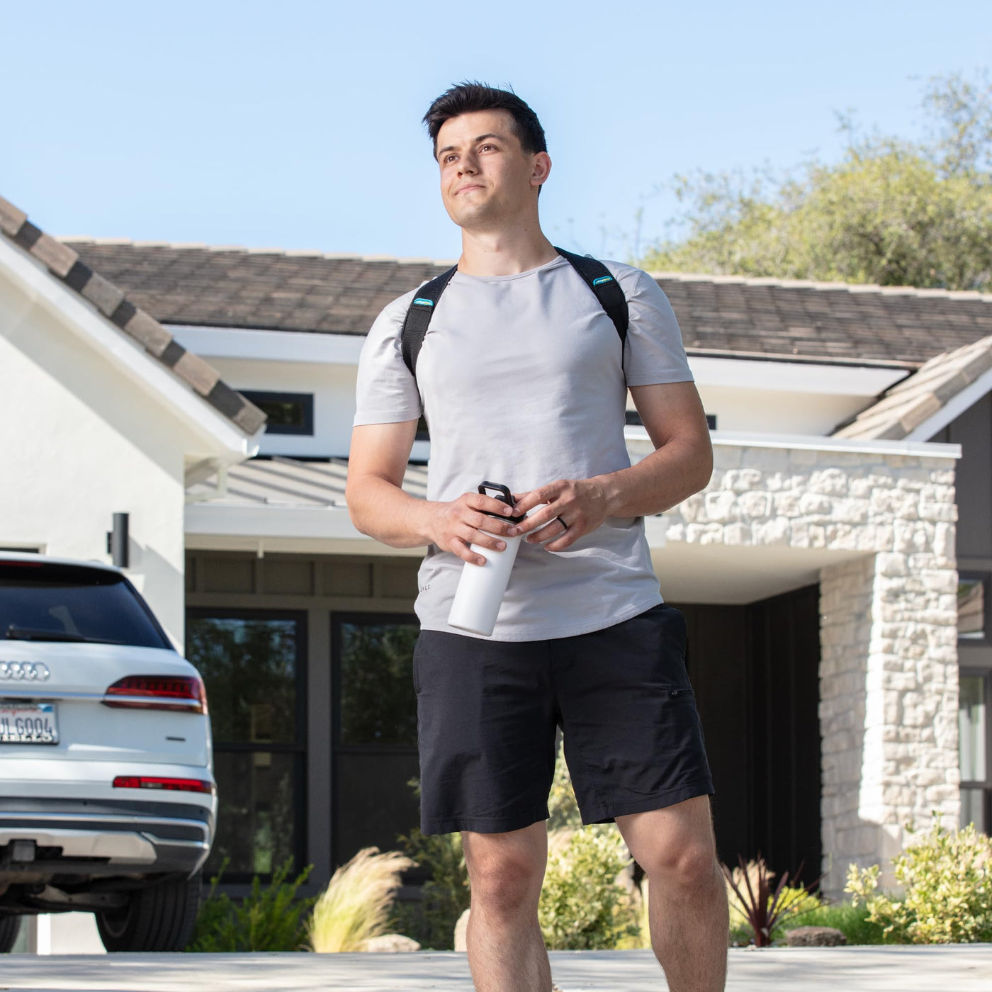 ComfyBrace Posture Corrector for Back Pain - Perfect fit for chest sizes 30" to 43", ideal for everyday use.