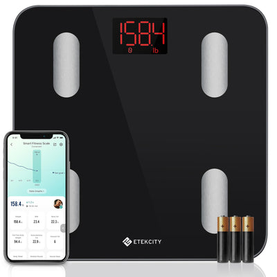 Etekcity Bluetooth Body Composition Scale - Digital Weight Scale with BMI, Body Fat & Muscle Mass Tracking - Dreamchaser Headquarters