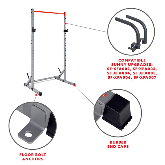 Sunny Health &amp; Fitness Multifunctional All in One Pully Cable Home Gym – Complete Functional Trainer Compact Workout System SF-HG92401 - Dreamchaser Headquarters