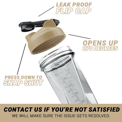 HELIMIX 2.0 portable blender bottle, showcasing its size and blend capabilities for diverse drinks.