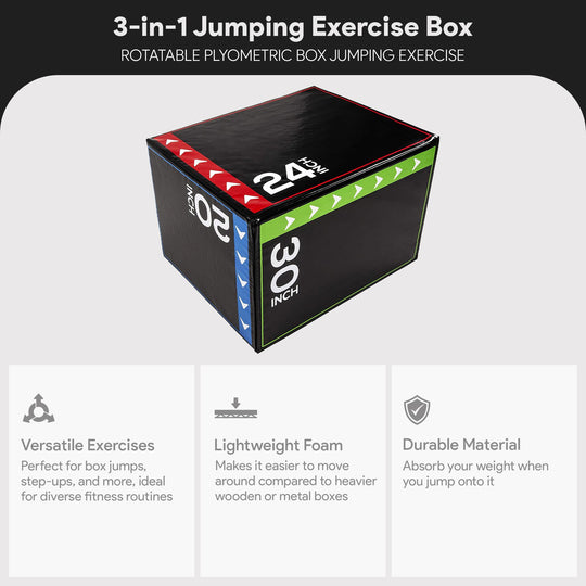 Plyometric Jump Box for Strength, Power &amp; Agility Training | DreamChaserHQ