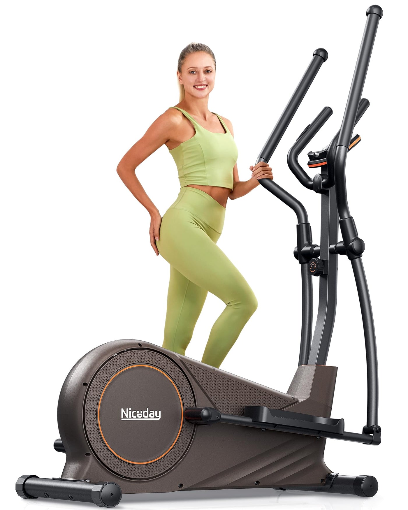 Niceday Elliptical Machine, an elliptical trainer for home with a sleek design and quiet operation.