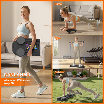 Foldable fitness board - multifunctional ab board designed for weight loss and body shaping.