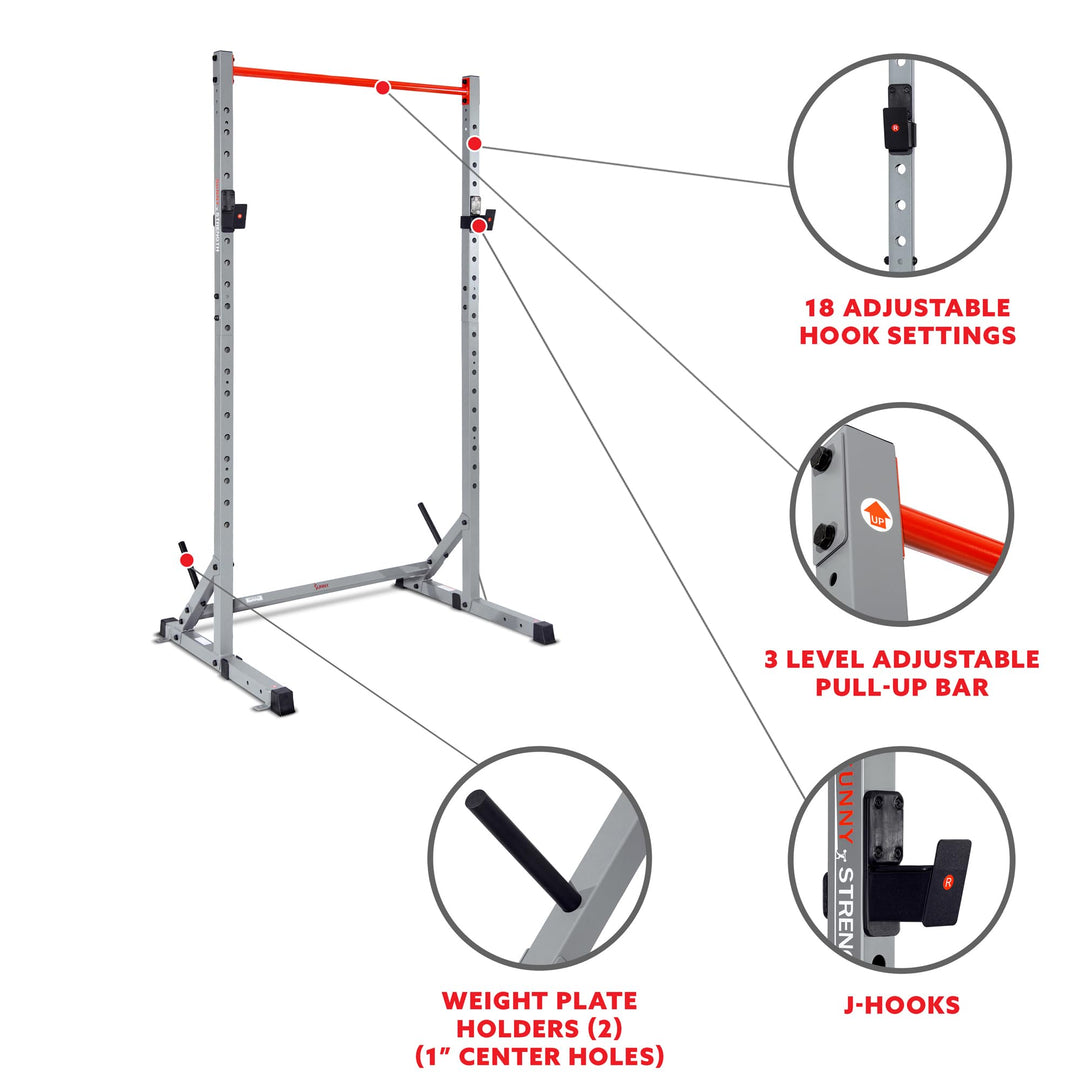 Sunny Health &amp; Fitness Multifunctional All in One Pully Cable Home Gym – Complete Functional Trainer Compact Workout System SF-HG92401 - Dreamchaser Headquarters