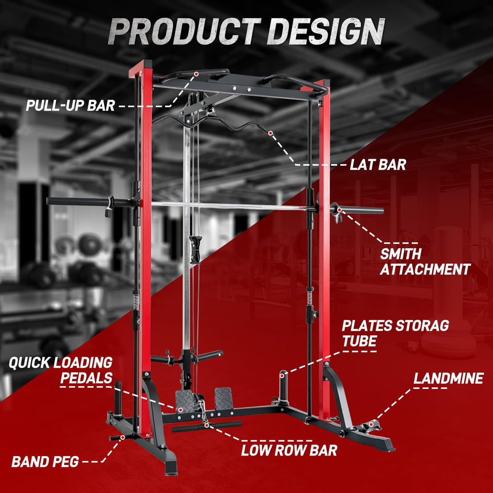 Smith Machine & Power Cage for Full Body Strength Training | DreamChaserHQ