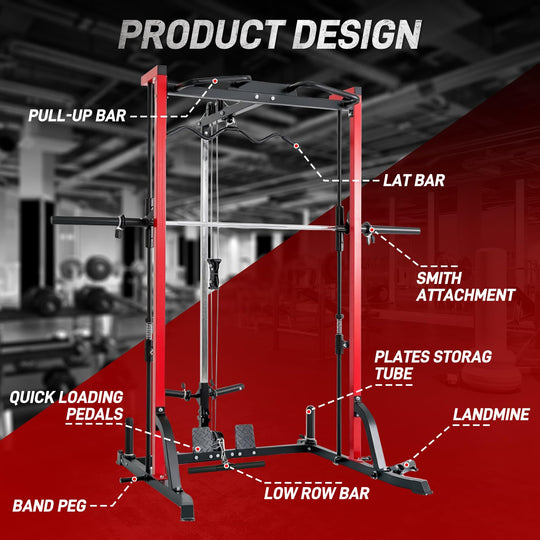 Smith Machine &amp; Power Cage for Full Body Strength Training | DreamChaserHQ