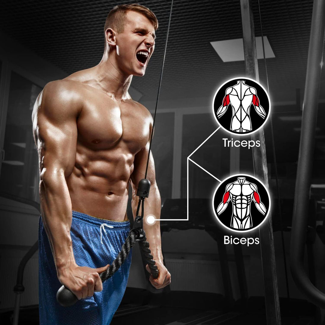 Cable Machine Attachment Set for Upper Body Strength Training | DreamChaserHQ
