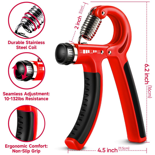 FitBeast Grip Strengthener portable kit for on-the-go training, perfect for improving grip strength anywhere.