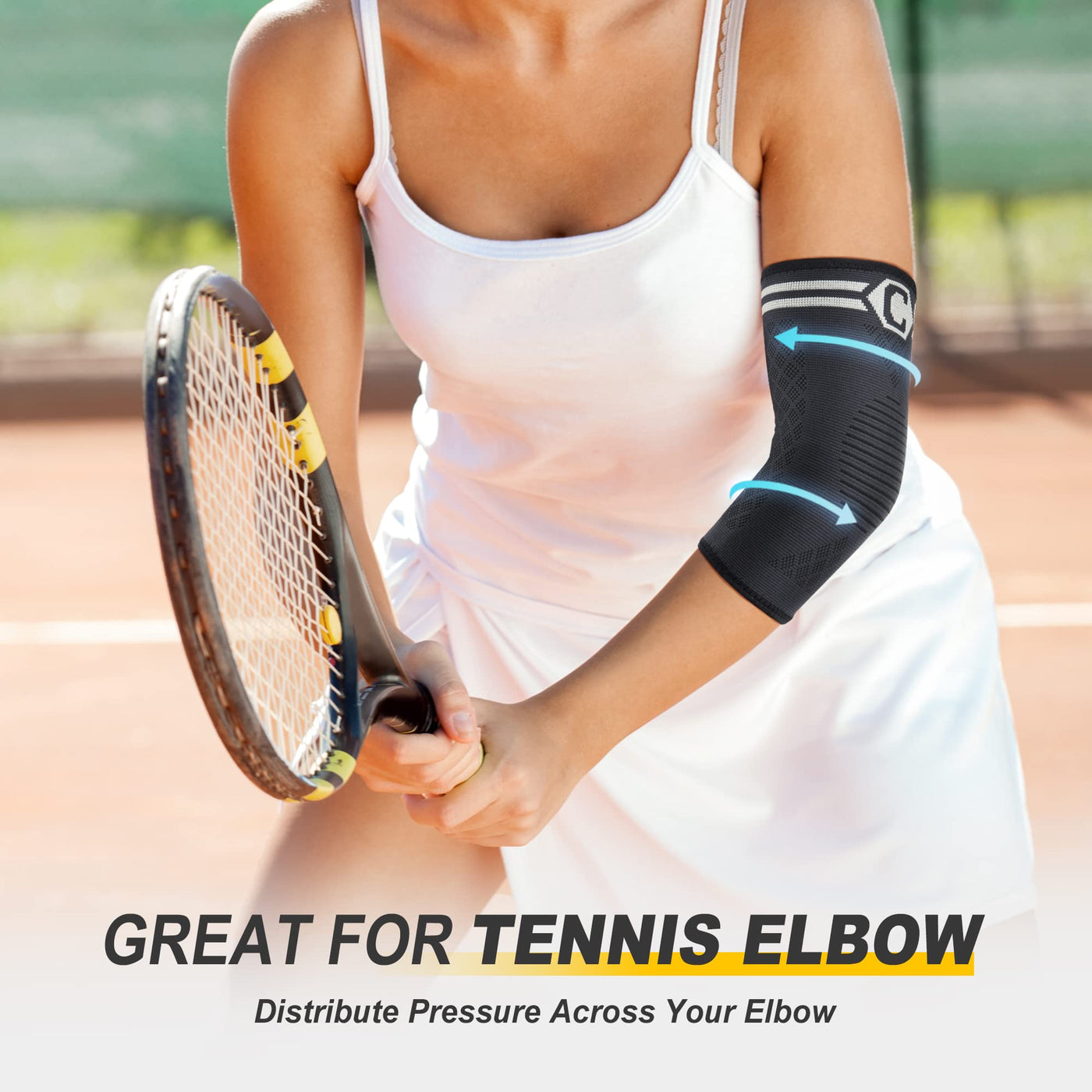 CAMBIVO 2 Pack Tennis Elbow Brace for Men & Women - Dreamchaser Headquarters